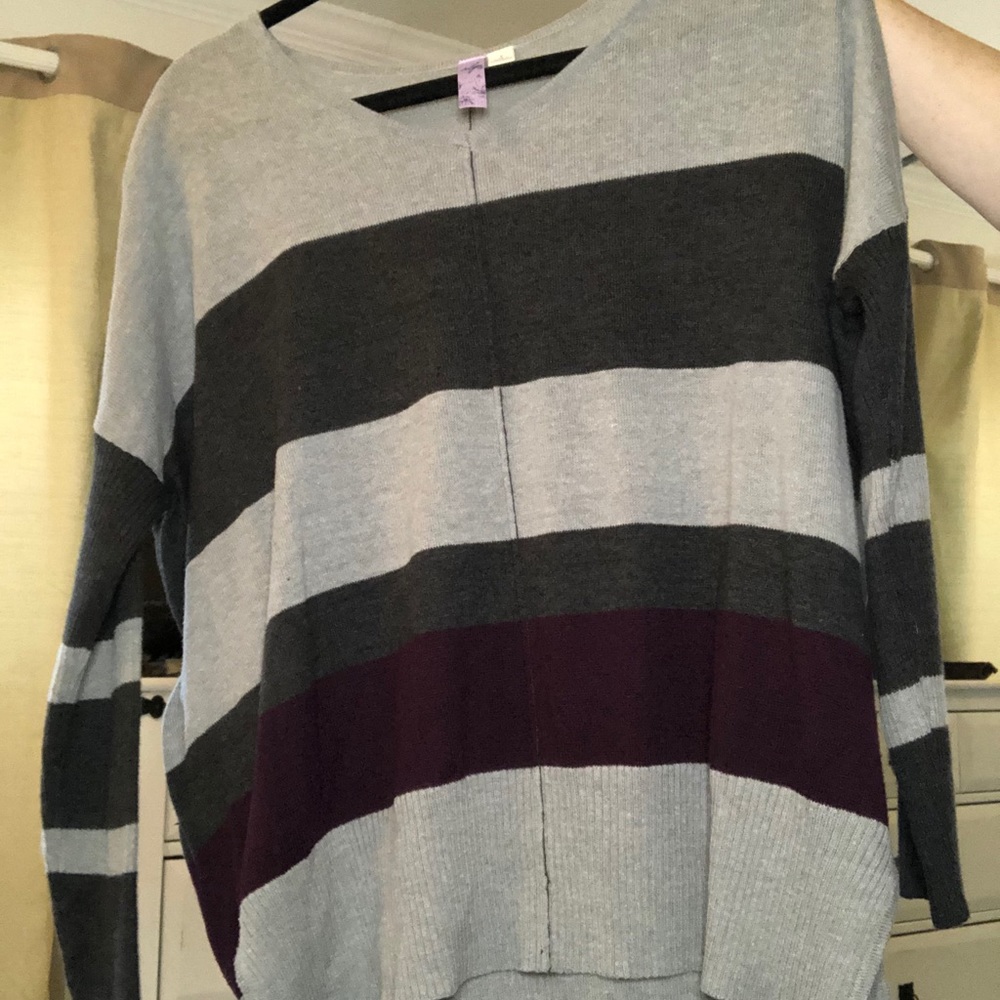 Color Block striped sweater size S